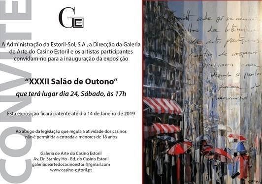 Exposição Coletiva "Salão de Outono" Casino do Estoril — exposição com Rui Carruço