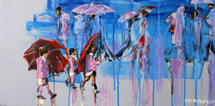 After Class — painting by Rui Carruço