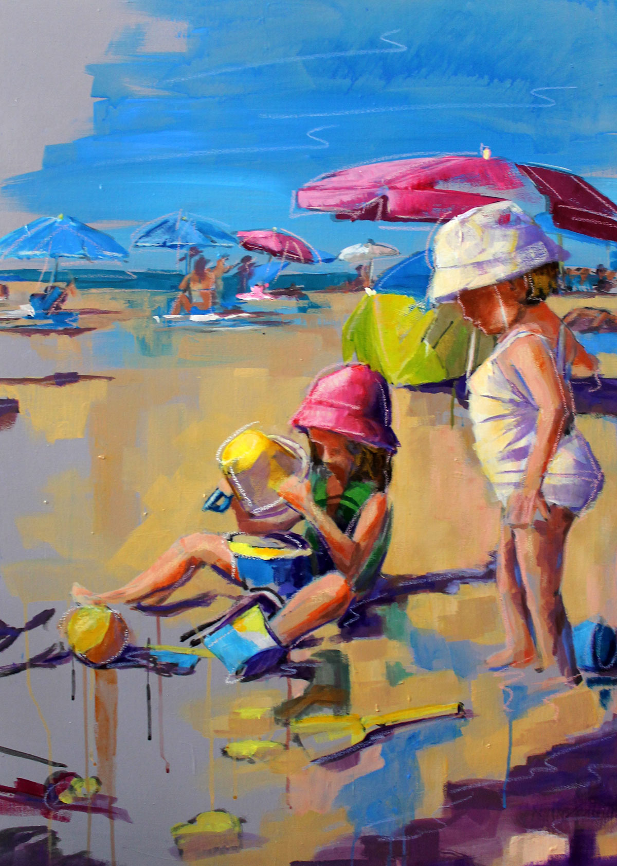 Brincando Juntas II — pintura de Rui Carruço