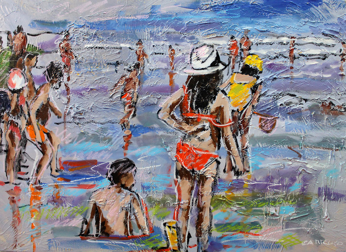 Na Praia I — obra de Rui Carruço