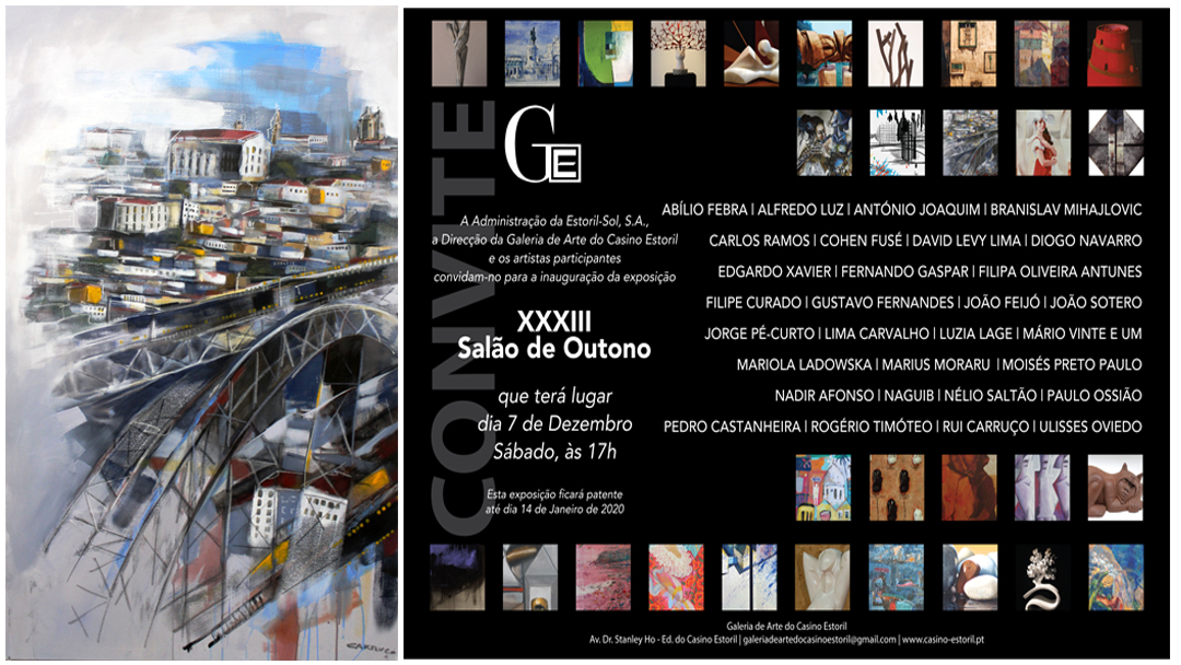 XXXIII Salão de Outono — Galeria de Arte do Casino do Estoril — exposição com Rui Carruço
