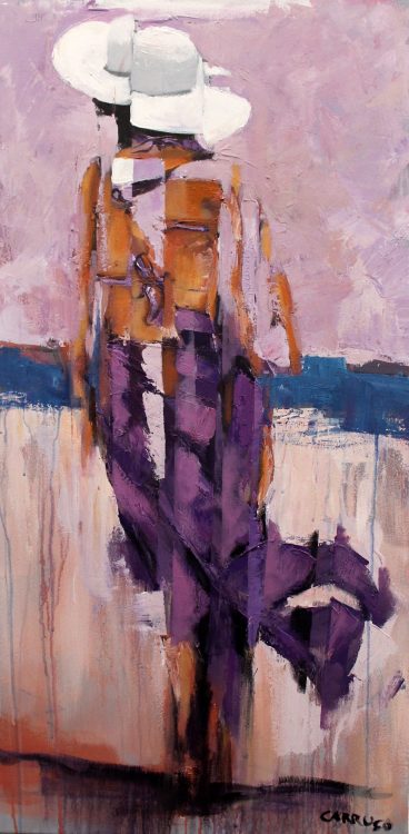 Pintura do Artista Plástico Rui Carruço Cloudy Violet
