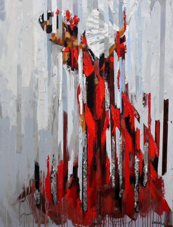 Pintura do Artista Plástico Rui Carruço Spanish Red
