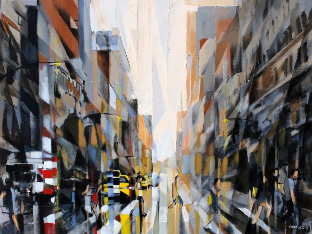 Pela cidade adentro — obra de Rui Carruço