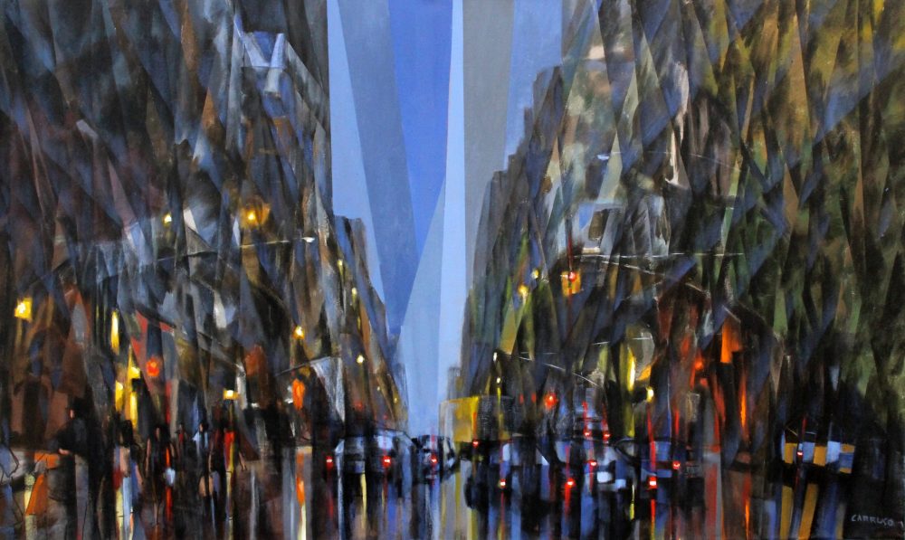 Ínfimo arco-íris na noite — obra de Rui Carruço