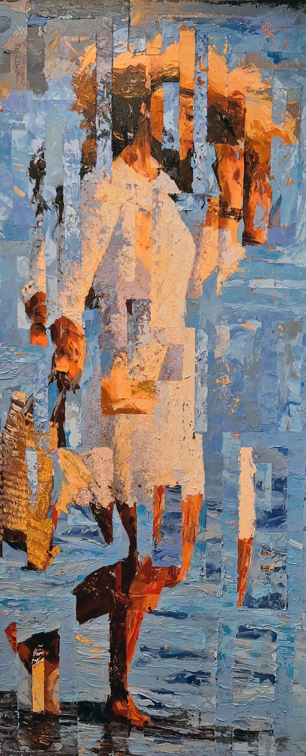 Under the golden sun — painting by Rui Carruço