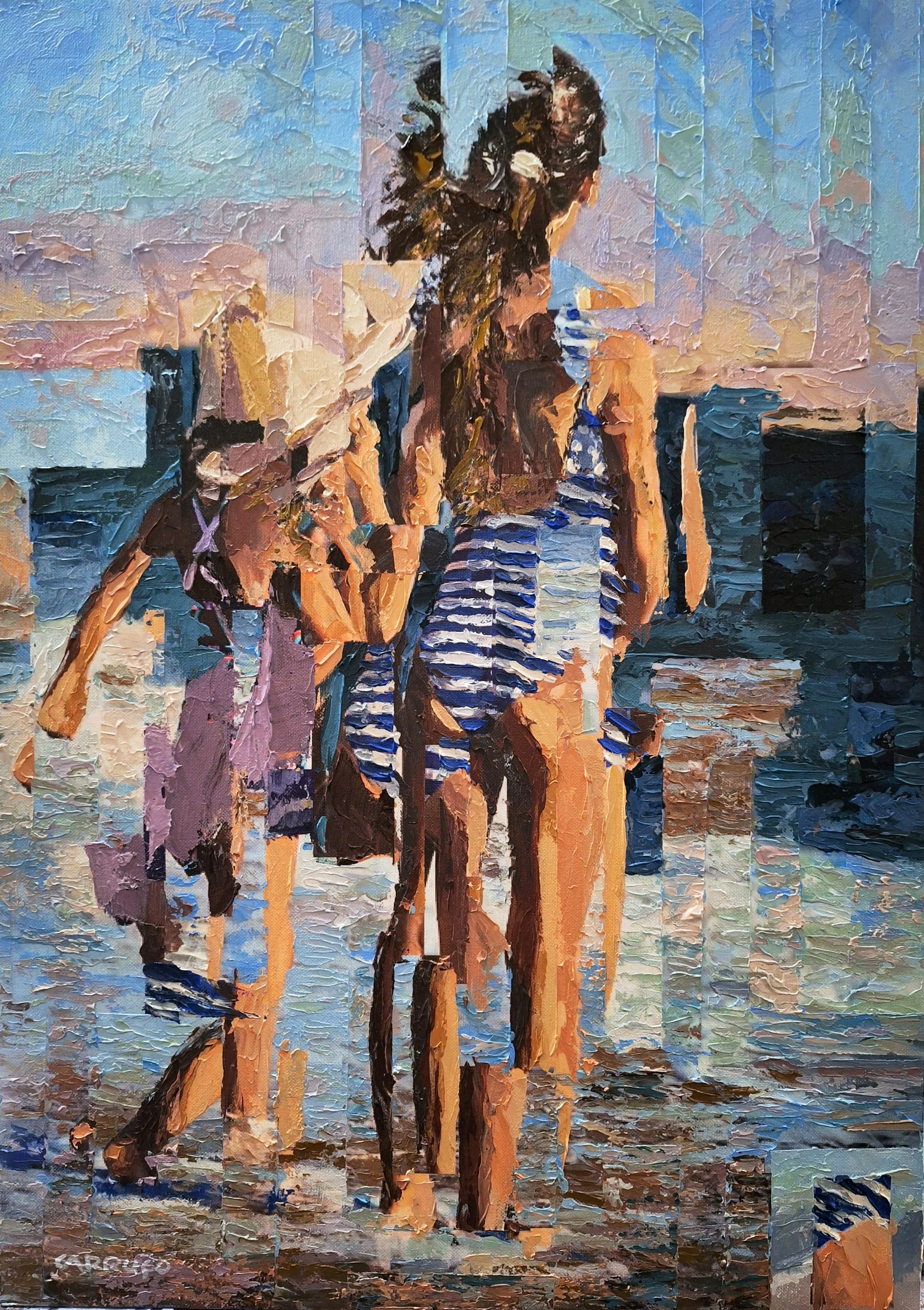 Waves enchantment — painting by Rui Carruço