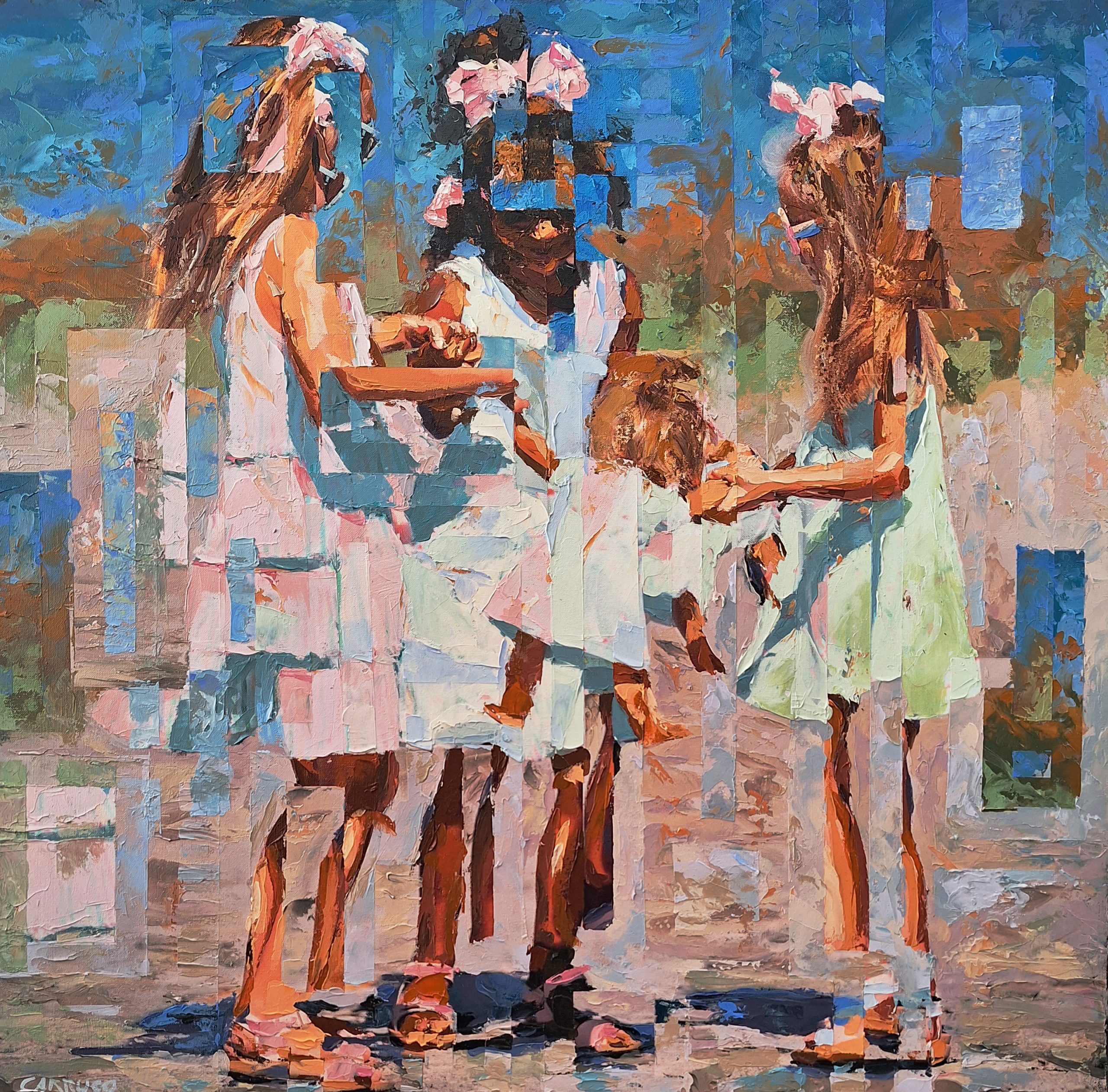 Friends under the sun — painting by Rui Carruço