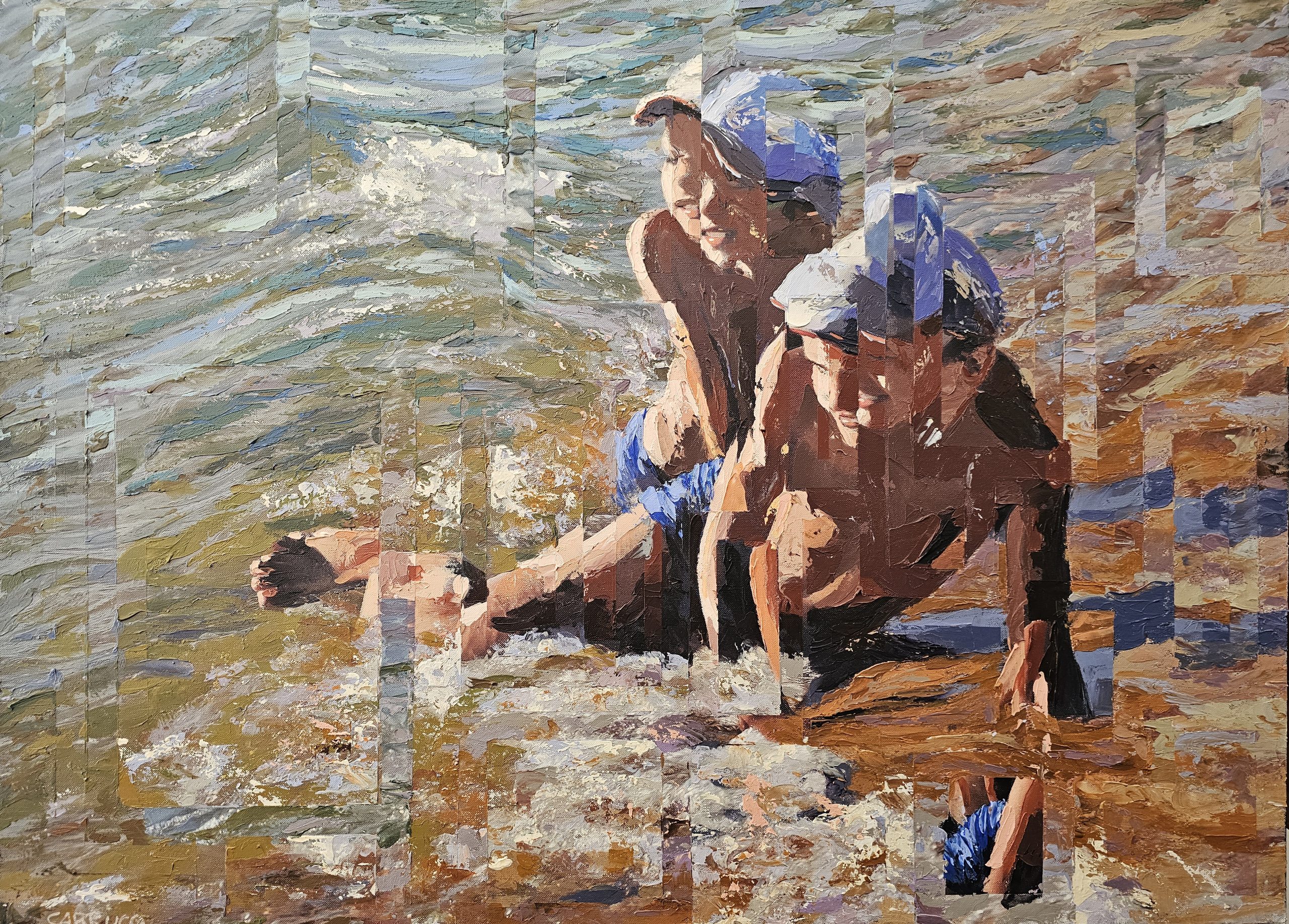 Dream sailors — painting by Rui Carruço