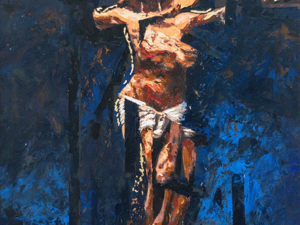 Cristo Poema da Paixão — pintura de Rui Carruço