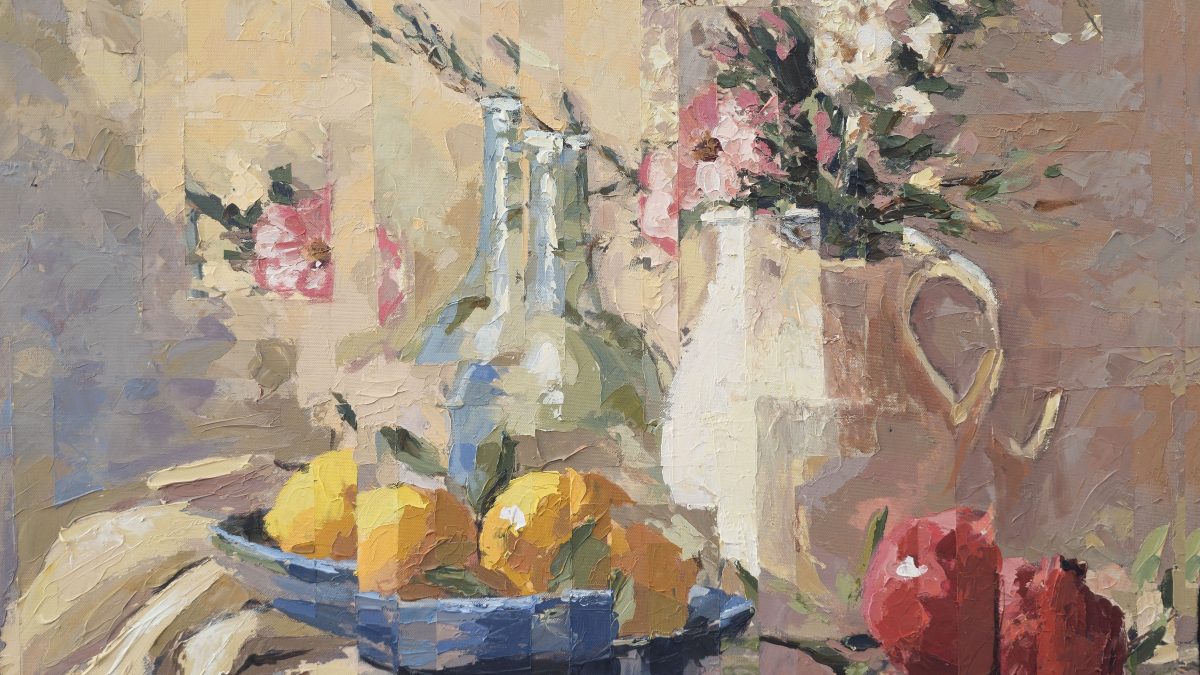 A Memória das Coisas — pintura original de Rui Carruço