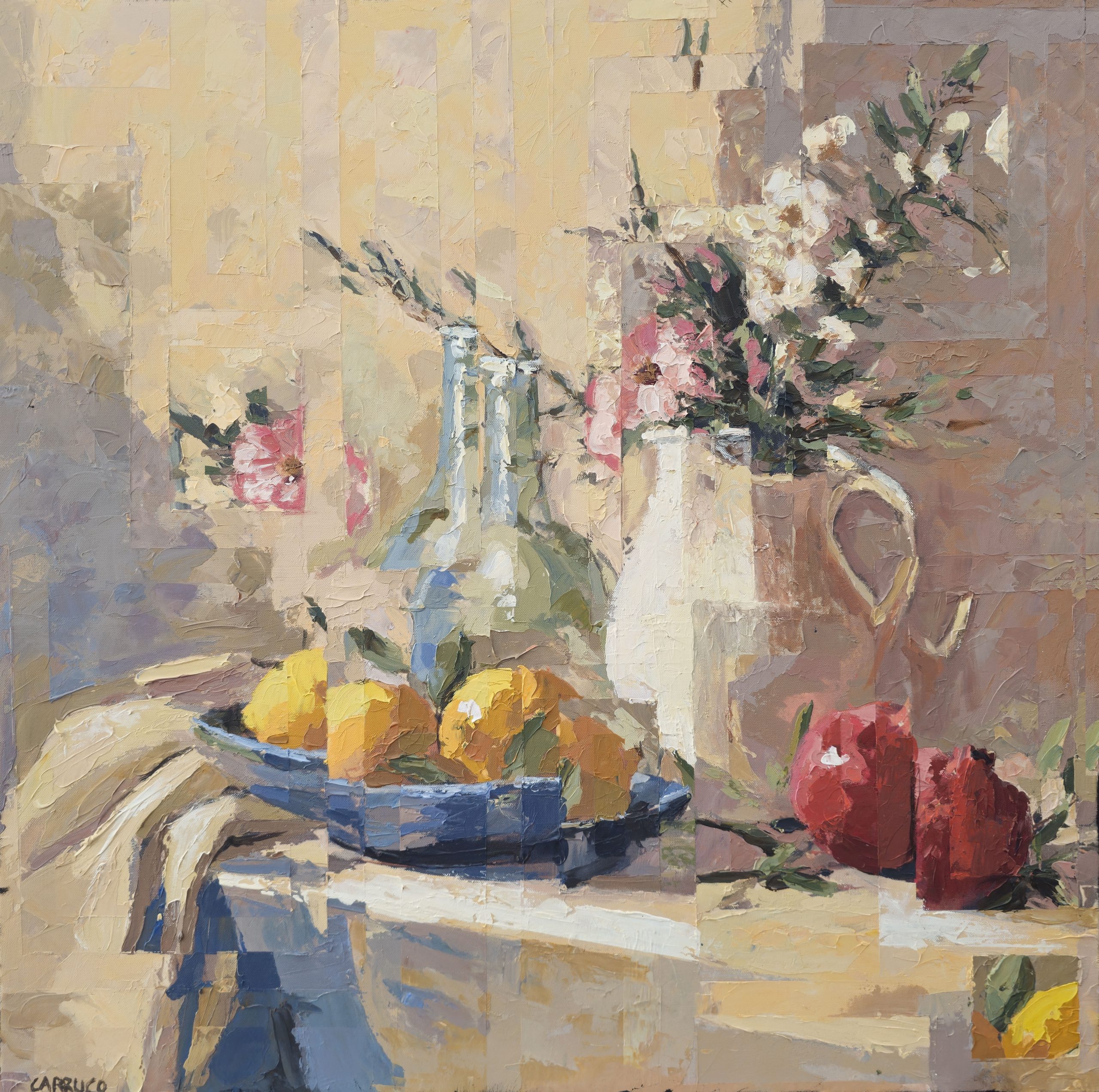A Memória das Coisas — pintura original de Rui Carruço