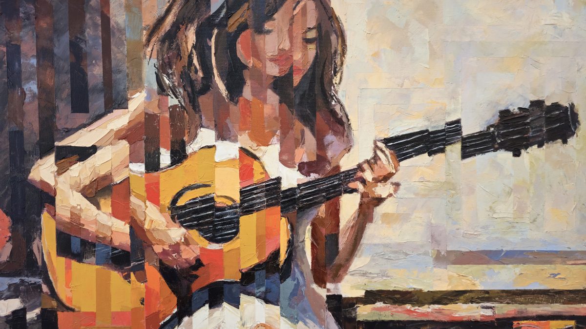 Ecos de Harmonia — pintura original de Rui Carruço