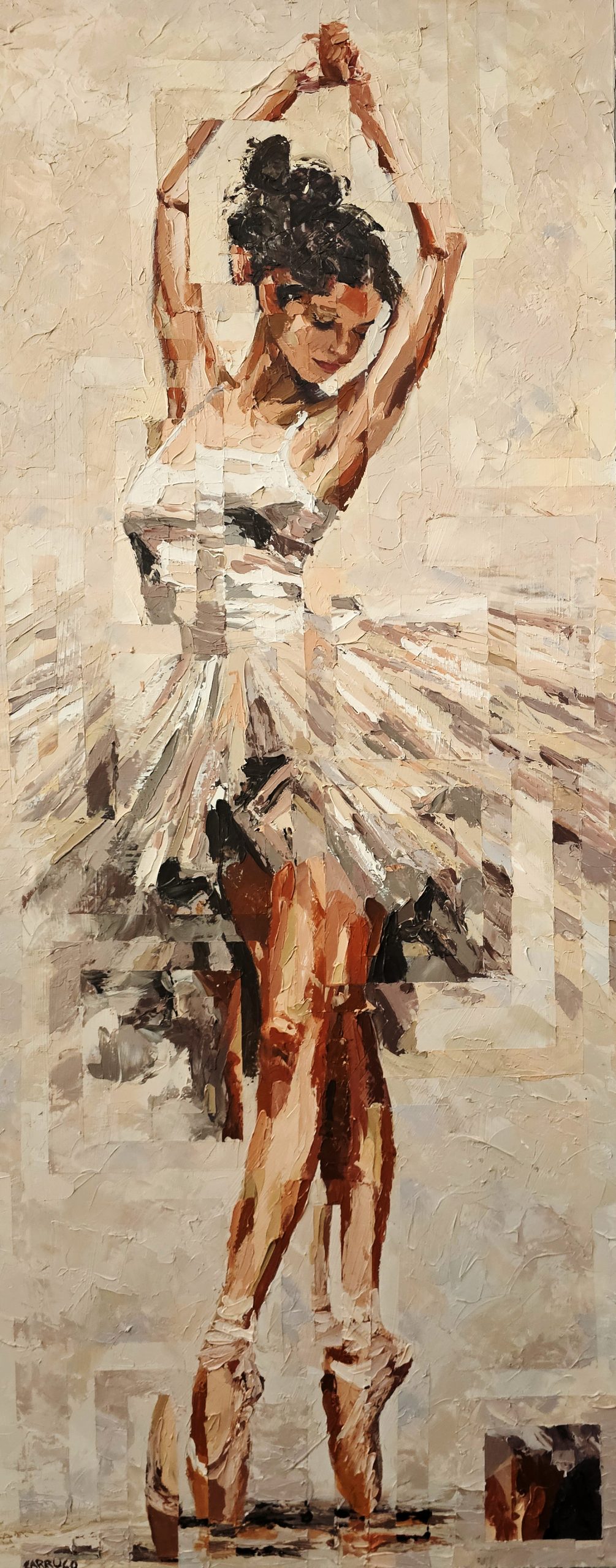 Geometria da Leveza — pintura original de Rui Carruço