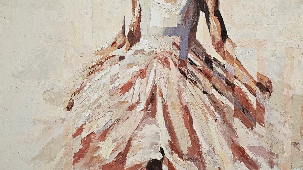 Leveza da Infância — pintura original de Rui Carruço