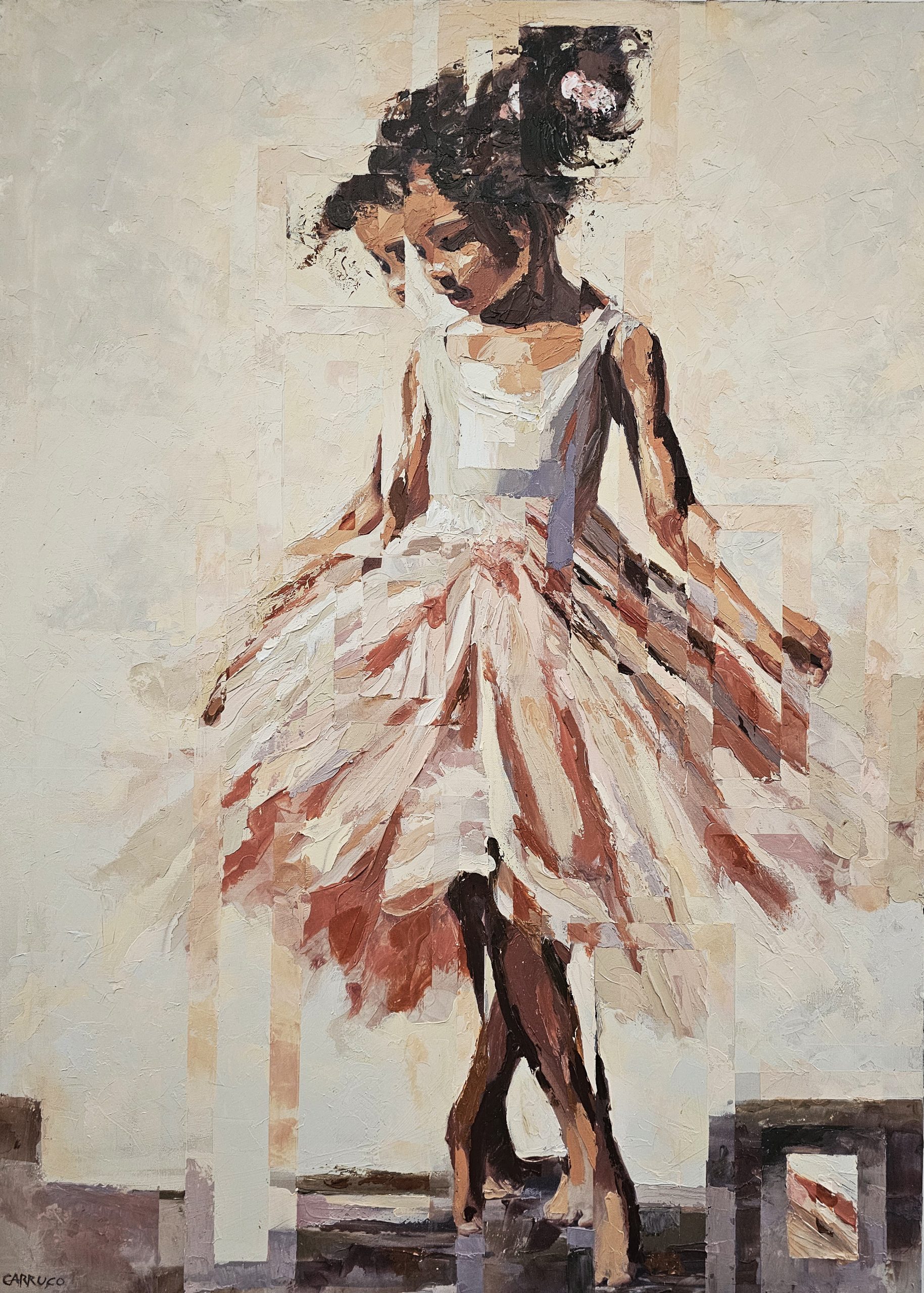 Leveza da Infância — pintura original de Rui Carruço