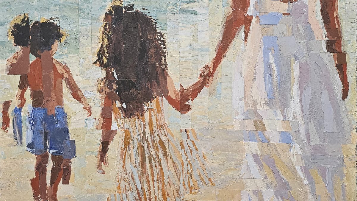 Memória de um Verão — pintura original de Rui Carruço