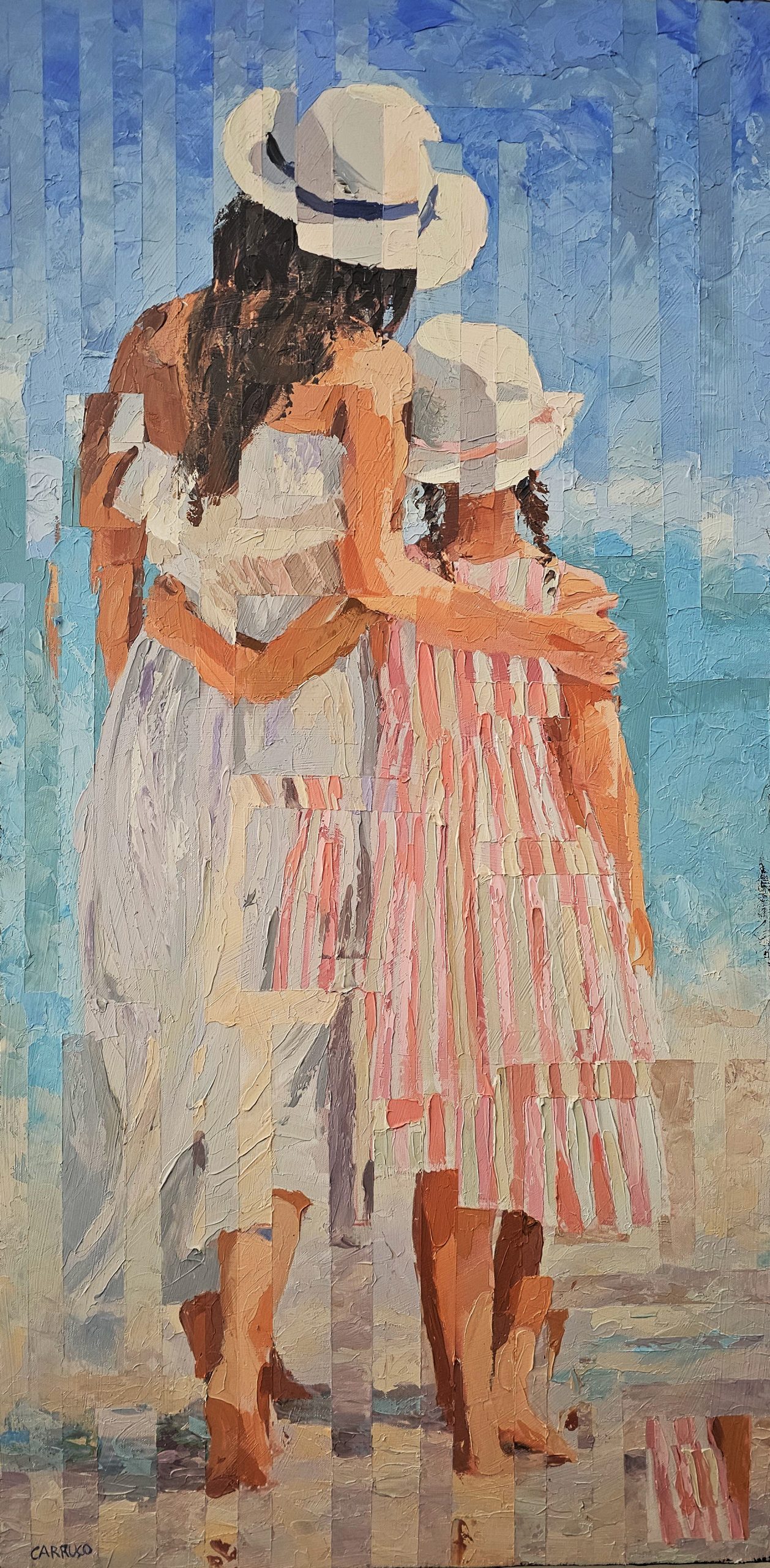 O Horizonte nos Seus Braços — pintura original de Rui Carruço