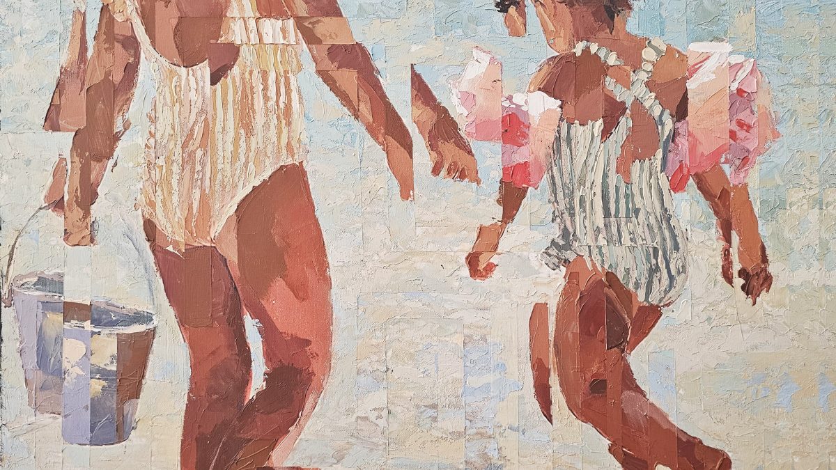 Onde a Alegria Corre — pintura original de Rui Carruço