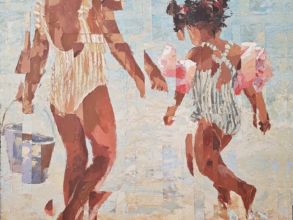 Onde a Alegria Corre — pintura original de Rui Carruço