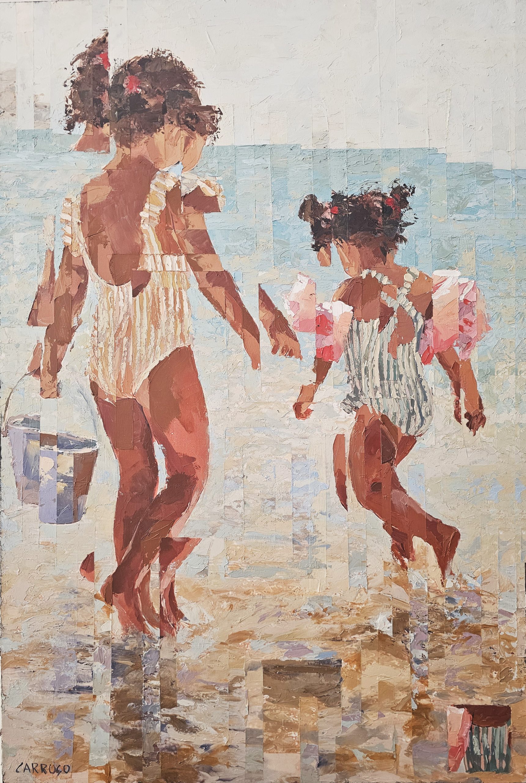Onde a Alegria Corre — pintura original de Rui Carruço