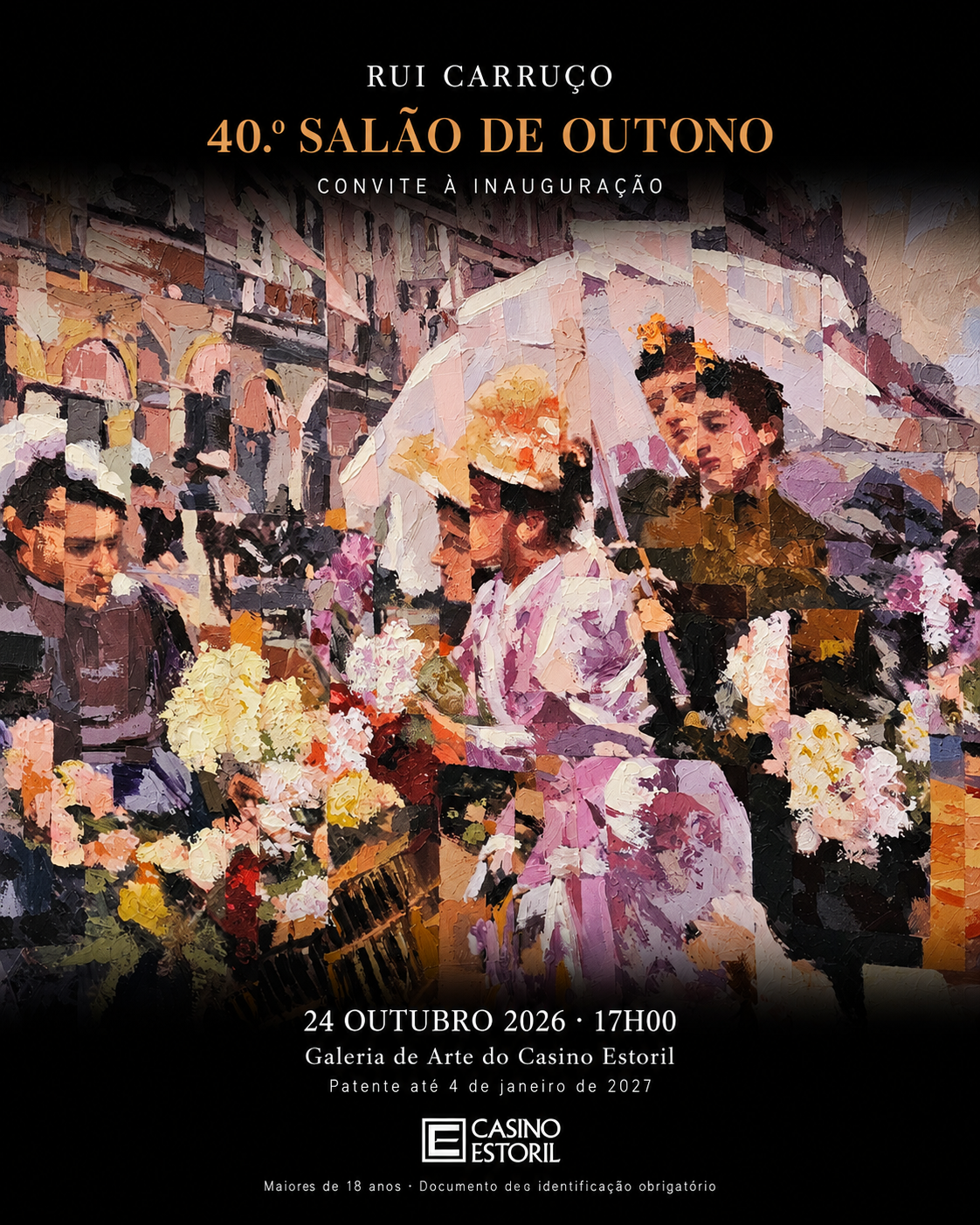Convite: Rui Carruço no 40.º Salão de Outono — Casino Estoril