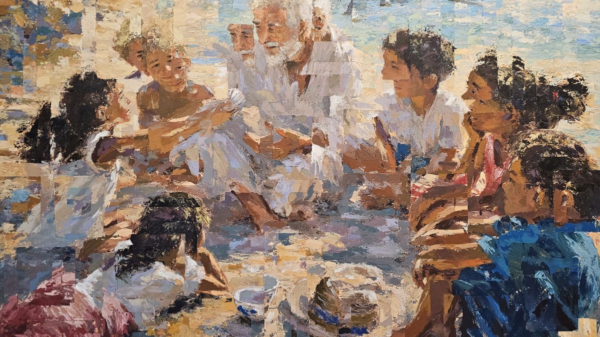 Onde a Luz Começa — pintura original de Rui Carruço
