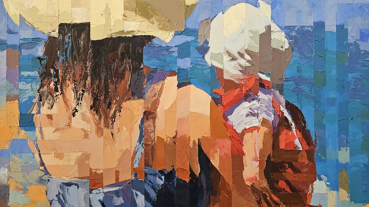 Vento e Afeto — pintura original de Rui Carruço